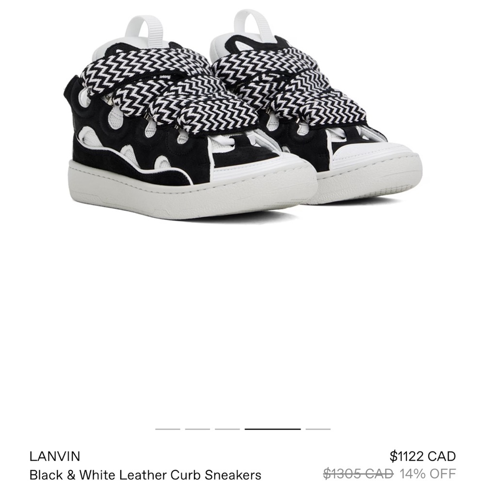 Lanvin Curb Designer Sneakers